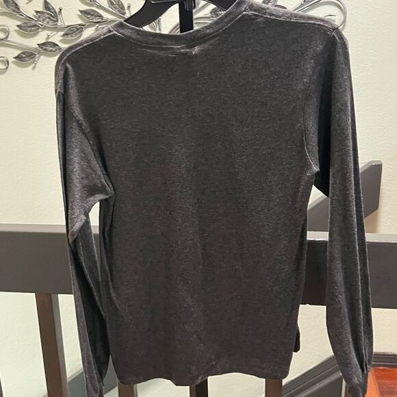 “Go Tell It On The Mountain “ Gray Graphic Long Sleeve Shirt Small #372 - Picture 3 of 4